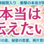 【恋愛タロット3択】まさかの神展開！この恋愛の運命的な意味を紐解きます✨あの人が本当は言いたいこと。優しい愛の思いが伝わってくるリーディングになりました♪