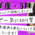 【山羊座】3月🎎停滞感から一気に切り替わります！感情的な重荷を解放し、自由に楽しむ！
