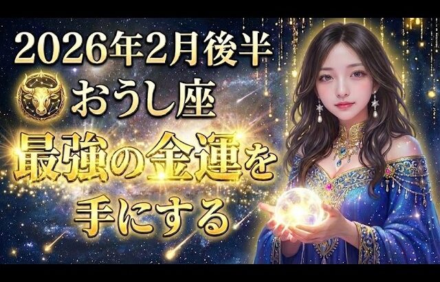 【牡牛座】2月後半、おうし座が金運をすべて独り占めします。