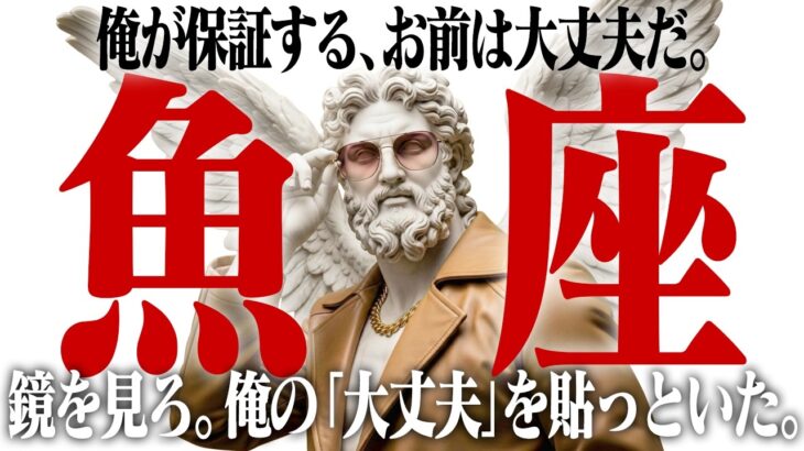 【魚座3月】不安になったら鏡を見ろ。俺の「大丈夫」を貼っといた。