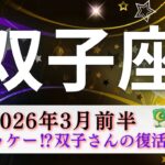 【ふたご座3月前半】準備OK⁉️双子座さんの復活劇🌈とてつもない重要サポーターGET🤭🎉