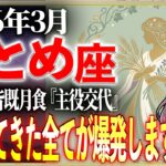 【乙女座】3月3日の皆既月食は、あなたのためにあります｜2026年3月の運勢