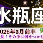 【みずがめ座3月前半】ついに発見💡その手に何を掴む⁉️ここから大きく変わっていく🌈