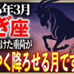 【山羊座】ずっと一人で背負ってきた、あなたへ。36年ぶりに最強の味方が帰ってきます。 2026年3月の運勢