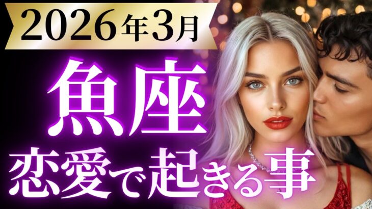 【魚座3月の恋愛運💗】覚悟して見てください❗️本番はこっから始まります😍運勢をガチで深堀り✨マユコの恋愛タロット占い🔮