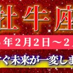 牡牛座 【 おうし座 ♉ 】毎週タロット( 2026年2月 2日の週) 奇跡の転換点！運命が動き出し、可能性が一気に広がる✨🔑 Taurus タロット占い タロットリーディング