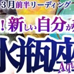 水瓶座 3月前半【決断の時！終わって始まる新旧入れ替え】棚卸しで開運　みずがめ座　2026年 ３月運勢　タロット　Aquarius　March