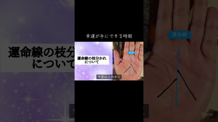 運命線からわかる幸運のタイミング #占い #手相 #手相占い #手相鑑定
