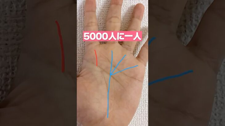 5000人に1人　億万長者の手相