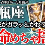 【みずがめ座】２月後半～３月前半の運勢｜【仕切り直しの風が吹く！限界の先に芽生える希望】人生、ここから整いはじめる【水瓶座の運勢】