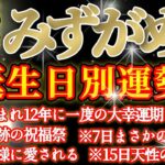【水瓶座】皆様のお誕生日を占ったらガチで度肝抜かれました😲✨　♾️ガチタロット占い♾️