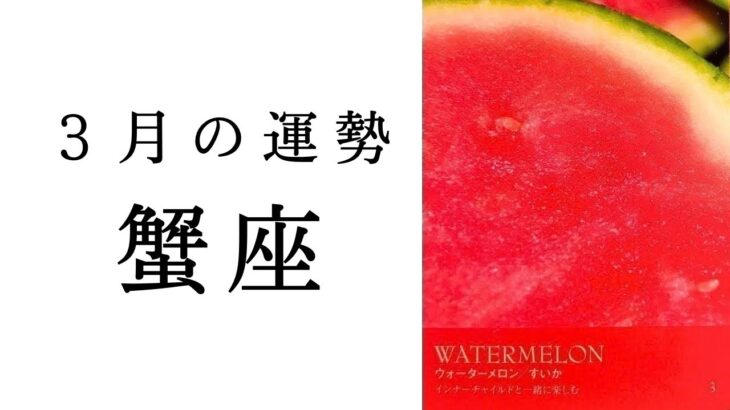 【蟹座🌼3月の運勢】明らかにこれまでの蟹座さんとは違う😳✨覚悟の時。2026年タロット占い
