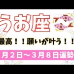 【うお座３月♓】ハッピーな１週間💖宝物が見つかる‼️吉報が届く‼️