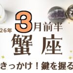かに座さんへ♋️【3月前半】すごい事が起ころうとしている！満足のいく区切り/過去に向き合った事(種をまいた)の振り返り♦︎準備/2〜3人へ増える/昼夜逆転♦︎夢の天使☆アファメーションで運気UP☆