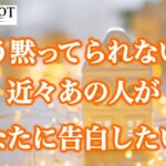 【🔔予祝🙊もしかして結婚⁉️復縁⁉️👩‍❤️‍👨歓喜の神展開✨】もう黙ってられない‼️近々あの人があなたに告白したい事🌹