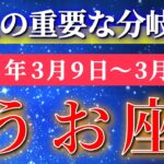 魚座 【 うお座 ♓ 】毎週タロット( 2026年3月 9日の週) まもなく流れが変わる！切り替えた瞬間エネルギーが戻る週✨🔑 Pisces タロット占い タロットリーディング