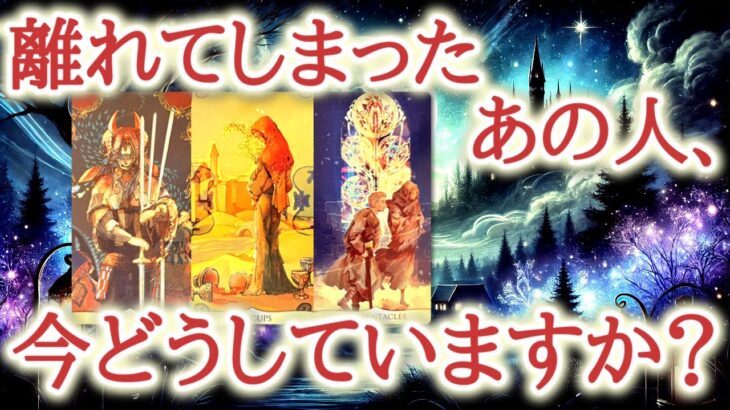 離れてしまったあの人、今どうしていますか？😌⏳🫧会えなくなった今、あの人の現状と胸の内にあるあなたへの想いをカードから読み解きます【恋愛タロット占い🔮ルノルマン・オラクルカード・リーディング】