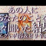 ⚠️エグい箇所＆ピリ辛あり⚠️あの人にあなたのことを色々聞いてみた結果…😱占い💖恋愛・片思い・復縁・複雑恋愛・好きな人・疎遠・タロット・オラクルカード