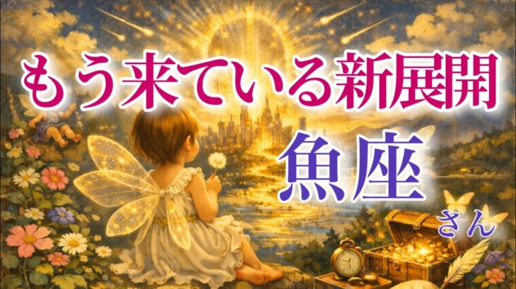 【うお座さん🔑】もう来ている新展開🪐見た時がタイミング【タロット・ルノルマン・オラクルカードリーディング】