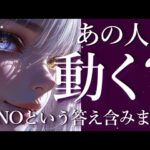 ⚠️※NOという答えがあります⚠️あの人は動く？占い💖恋愛・片思い・復縁・複雑恋愛・好きな人・疎遠・タロット・オラクルカード