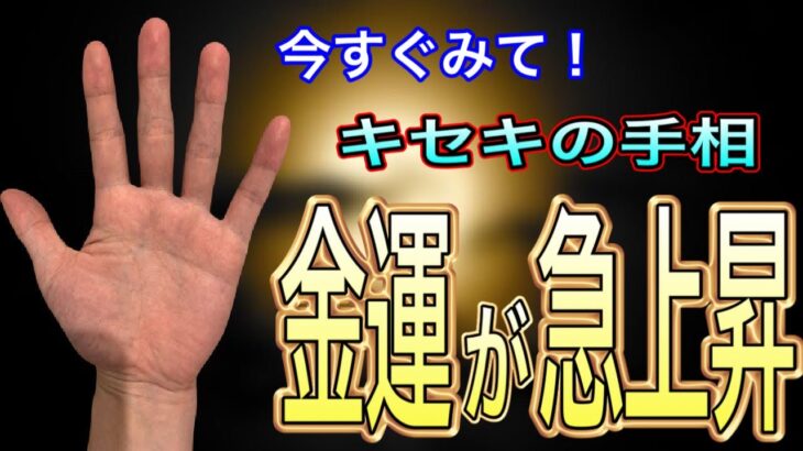この手相の人、今は辛くてもキセキの大逆転があるかも！