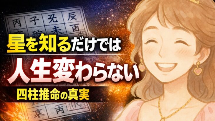 【衝撃】四柱推命を学んでも人生が変わらない理由