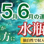 【水瓶座4月〜6月☘️】新時代が始まる！流れが味方し独自性で収入が増える🔥［運勢リーディング＆タロット＆オラクル］
