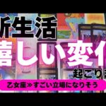 【乙女座】新生活で起こる嬉しい変化🌟▼タロットカード&オラクルカード&ルノルマンカード占い