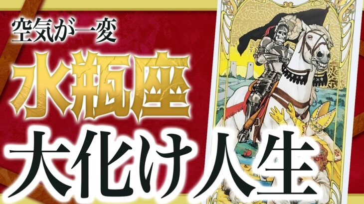 【3月24日までに見れたらラッキー】水瓶座さんもうちょっと耐えて。これからまさかの事態が… Akari先生