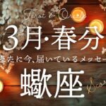 【蠍座♏️3月春分】ここから大開花です🌸お仕事・取り組みなど大きく動き出す!