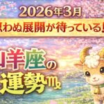 【思わぬ進展が⁉️】2026年3月 山羊座の運勢 全体運・仕事運・恋愛運・オラクルメッセージ【タロット占い】 12星座占い・やぎ座