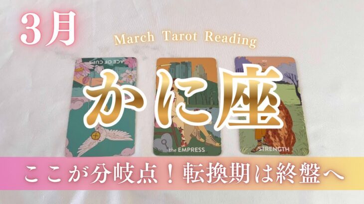 【蟹座】もう我慢は強制終了！！確かに動き出す、運命の導き