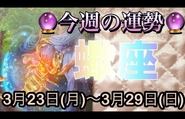 蠍座♏️さん⭐️3月23日(月)〜3月29日(日)🔮豊かさが繁栄して行く時‼️お仕事や取り組み運が最高🌈🌈