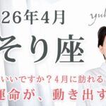 【蠍座 2026年4月】魂の再誕生。本当のあなたを解き放つ「運命の転換点」｜トートタロット・占星術・NLP心理学