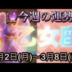乙女座♍️さん⭐️3月2日(月)〜3月8日(日)🔮願いが叶う様な事も‼️状況が好転して行きます🌈🌈