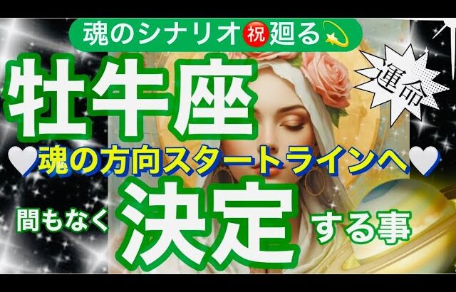 牡牛座🌍光輝く世界の引き寄せ始まる❣️今迄の努力報われる❤️‍🔥✨【個人鑑定級】先読み深掘りtarot &Oracleリーディング#アファメーション#潜在意識#おうし座